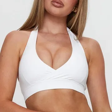 LS-B0929 Women's Sports Bra in Pink, original product photograph