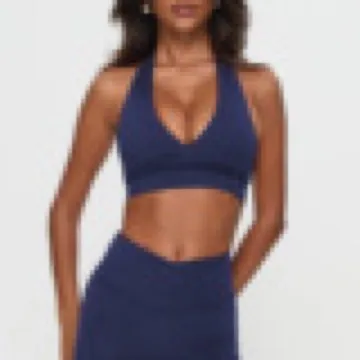 LS-B0929 Women's Sports Bra in Chocolate, original product photograph
