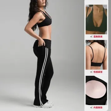 LS-B0935 Women's Padded Sports Tank in White, original product photograph