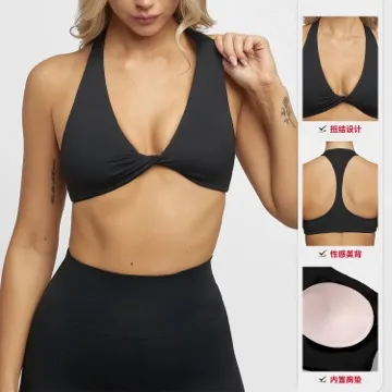 LS-B0939 Women's Sports Bra in White, original product photograph