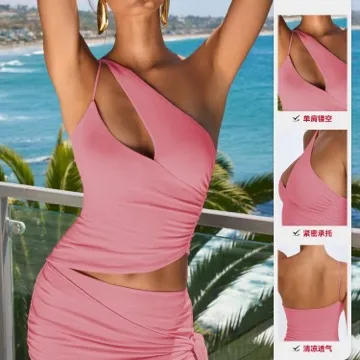 LS-B0945 Women's Padded Sports Tank in White, original product photograph