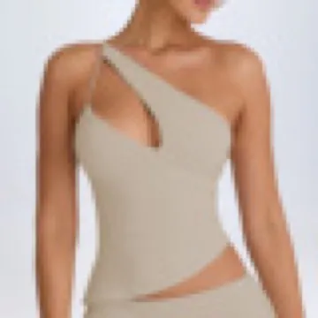 LS-B0945 Women's Padded Sports Tank in Blue, original product photograph