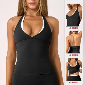 LS-B0951 Women's Training Tank Top in Blue, original product photograph