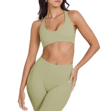 LS-B0953 Women's Sports Bra in Orange, original product photograph
