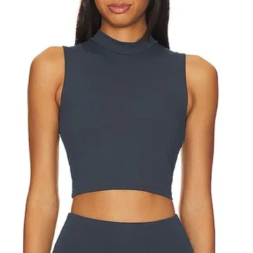 LS-B0956 Women's Padded Sports Tank in Grey, original product photograph