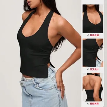 LS-B0963 Women's Padded Sports Tank in White, original product photograph