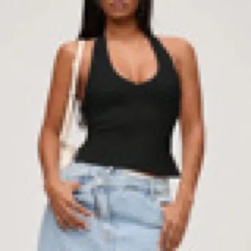 LS-B0963 Women's Padded Sports Tank in Blue, original product photograph