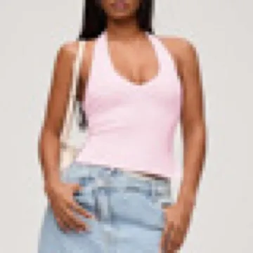 LS-B0963 Women's Padded Sports Tank in Grey, original product photograph