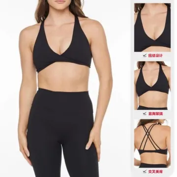 LS-B0964 Women's Sports Bra in Black, original product photograph