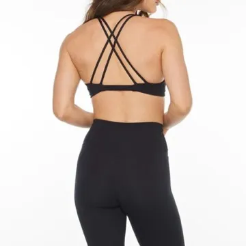 LS-B0964 Women's Sports Bra in Red, original product photograph