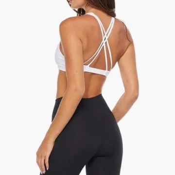 LS-B0964 Women's Sports Bra in Brown, original product photograph