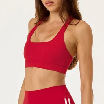 LS-B0970 Women's Padded Sports Tank in Navy, original product photograph
