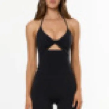 LS-B0972 Women's Padded Sports Tank in Navy, original product photograph