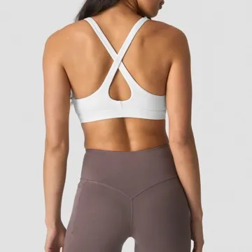 LS-B0973 Women's Padded Sports Tank in Pink, original product photograph