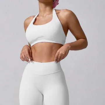 LS-B0974 Women's Sports Bra in Blue, original product photograph