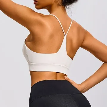 LS-B0977 Women's Sports Bra in Green, original product photograph