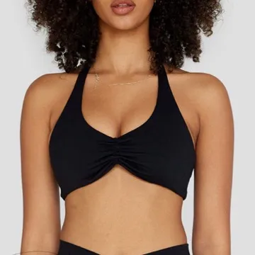 LS-B0978 Women's Sports Bra in Red, original product photograph