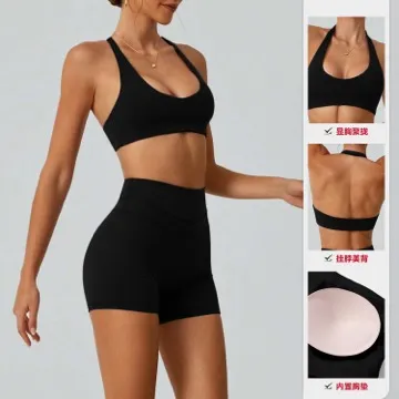LS-B0983 Women's Sports Bra in White, original product photograph