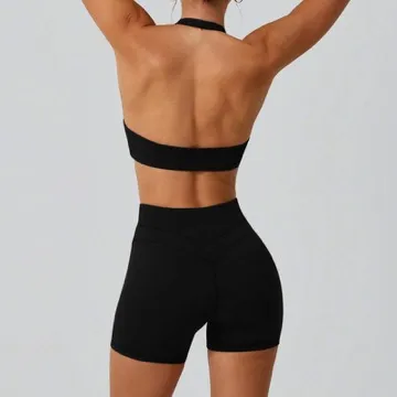 LS-B0983 Women's Sports Bra in Purple, original product photograph