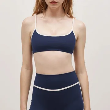 LS-B0989 Women's Padded Sports Tank in Red, original product photograph