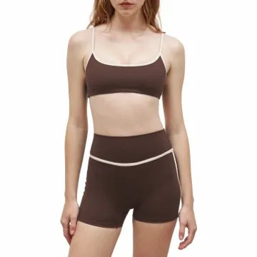 LS-B0989 Women's Padded Sports Tank in Grey, original product photograph