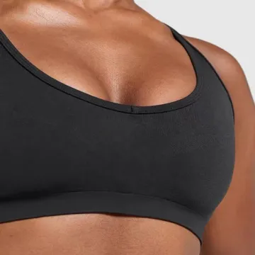 LS-B0990 Women's Sports Bra in Green, original product photograph