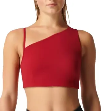 LS-B0991 Women's Sports Bra in Green, original product photograph