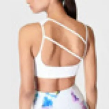 LS-B0991 Women's Sports Bra in Navy, original product photograph