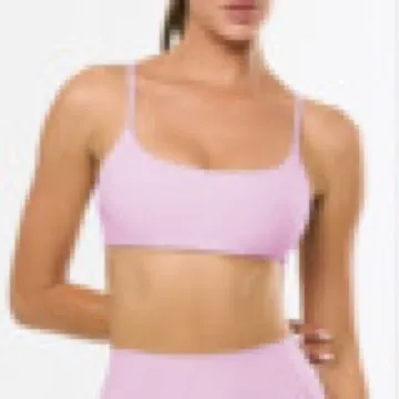 LS-B0994 Women's Sports Bra in Plum, original product photograph
