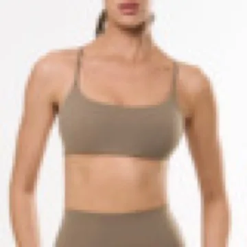 LS-B0994 Women's Sports Bra in Cherry Red, original product photograph