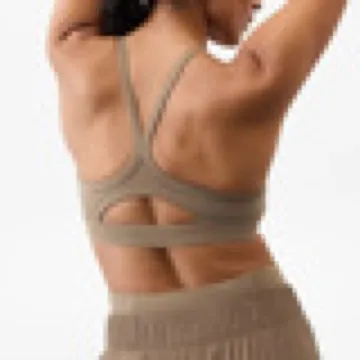 LS-B0996 Women's Padded Sports Tank in Cherry Red, original product photograph