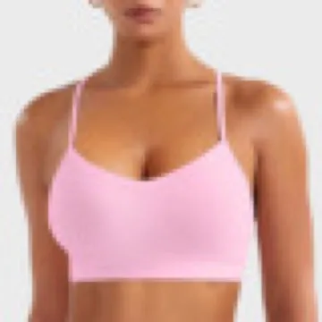 LS-B0996 Women's Padded Sports Tank in Star Grey, original product photograph