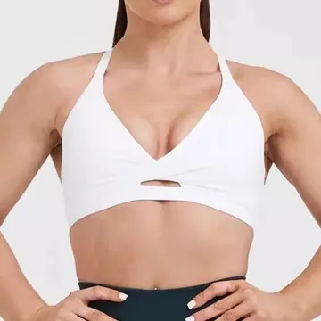 LS-B1003 Women's Sports Bra in Purple, original product photograph
