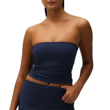 LS-B1011 Women's Padded Sports Tank in Coffee, original product photograph