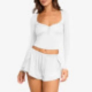 LS-B1012 Women's Long-Sleeve Yoga Top in Plum, original product photograph