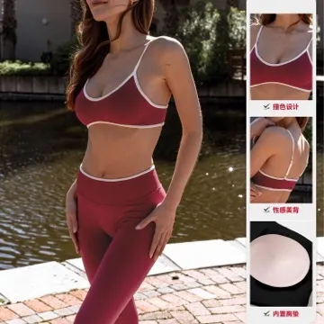 LS-B1015 Women's Sports Bra in Green, original product photograph