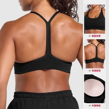 LS-B1016 Women's Sports Bra in White, original product photograph