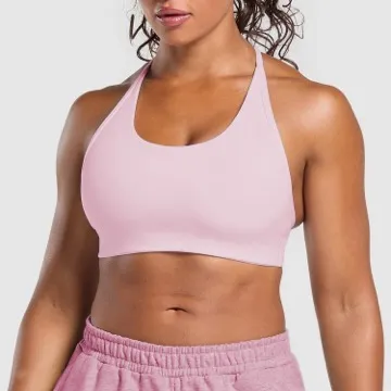 LS-B1016 Women's Sports Bra in Blue, original product photograph