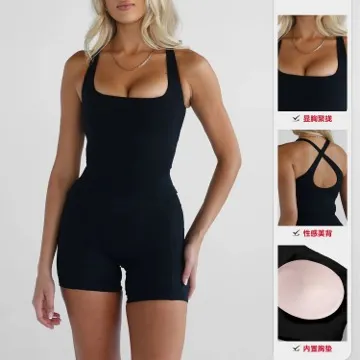 LS-B1017 Women's Padded Sports Tank in White, original product photograph