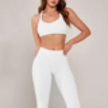 LS-B1019 Women's Sports Bra in Plum, original product photograph