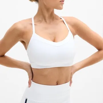 LS-B1020 Women's Sports Bra in Pink, original product photograph