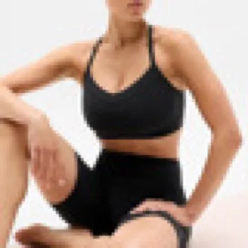 LS-B1020 Women's Sports Bra in Red, original product photograph