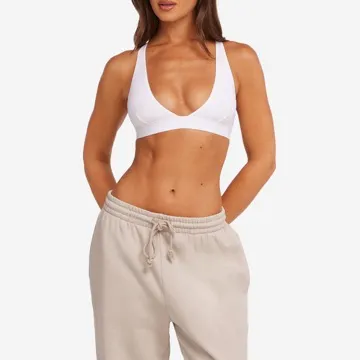 LS-B1022 Women's Sports Bra in Blue, original product photograph