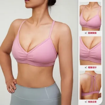 LS-B1026 Women's Sports Bra in Green, original product photograph