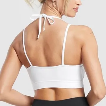LS-B1032 Women's Sports Bra in Black, original product photograph