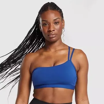 LS-B1033 Women's Sports Bra in White, original product photograph
