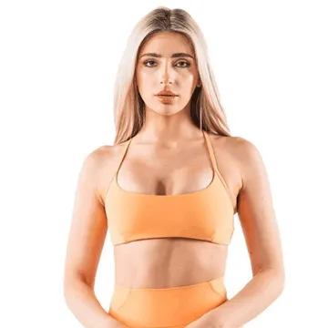 LS-B1034 Women's Sports Bra in Blue, original product photograph