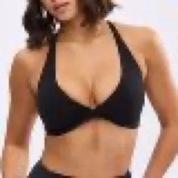 LS-B1038 Women's Sports Bra in Brown, original product photograph