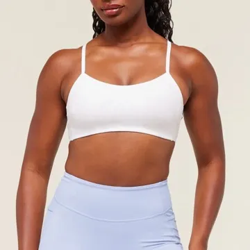 LS-B1047 Women's Padded Sports Tank in Blue, original product photograph