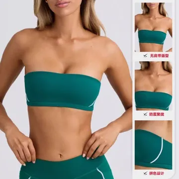 LS-B1052 Women's Sports Bra in Black, original product photograph
